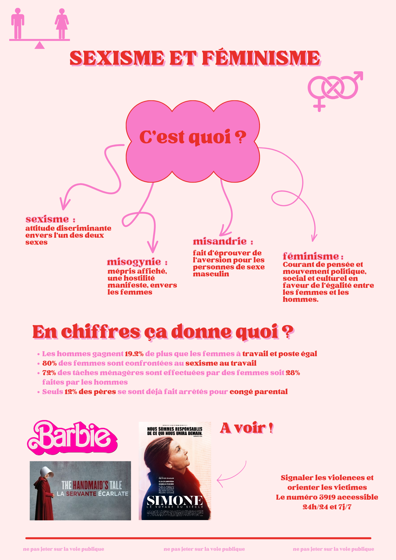 Réalisation d'un flyer pour un cours de lycée